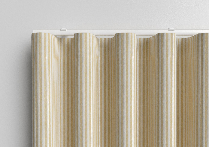 Emily Bond Oscar Stripe, Gold - Made to Measure Curtains - Image 13